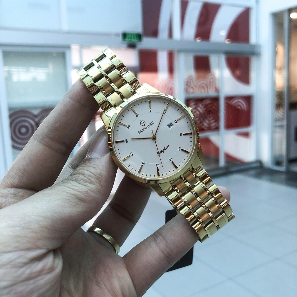 Đồng Hồ Nam Sunrise DM1216SWA B Chính Hãng [Full Box + Thẻ BH 3 Năm] Kính Sapphire Chống Xước-Chống Nước-Dây Thép 316L | BigBuy360 - bigbuy360.vn