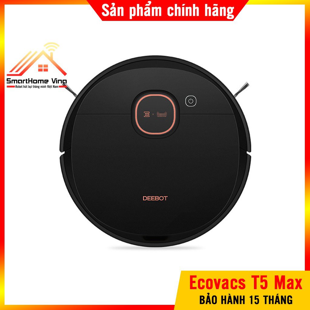 Robot hút bụi lau nhà Ecovacs Deebot T5 Max hàng mới 100% hàng chính hãng Ecovacs