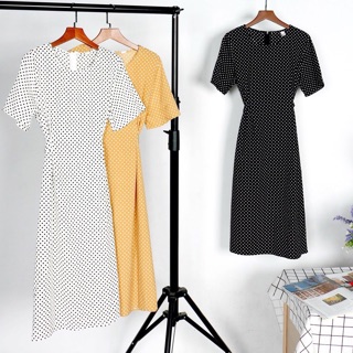 Váy bầu công sở dáng dài