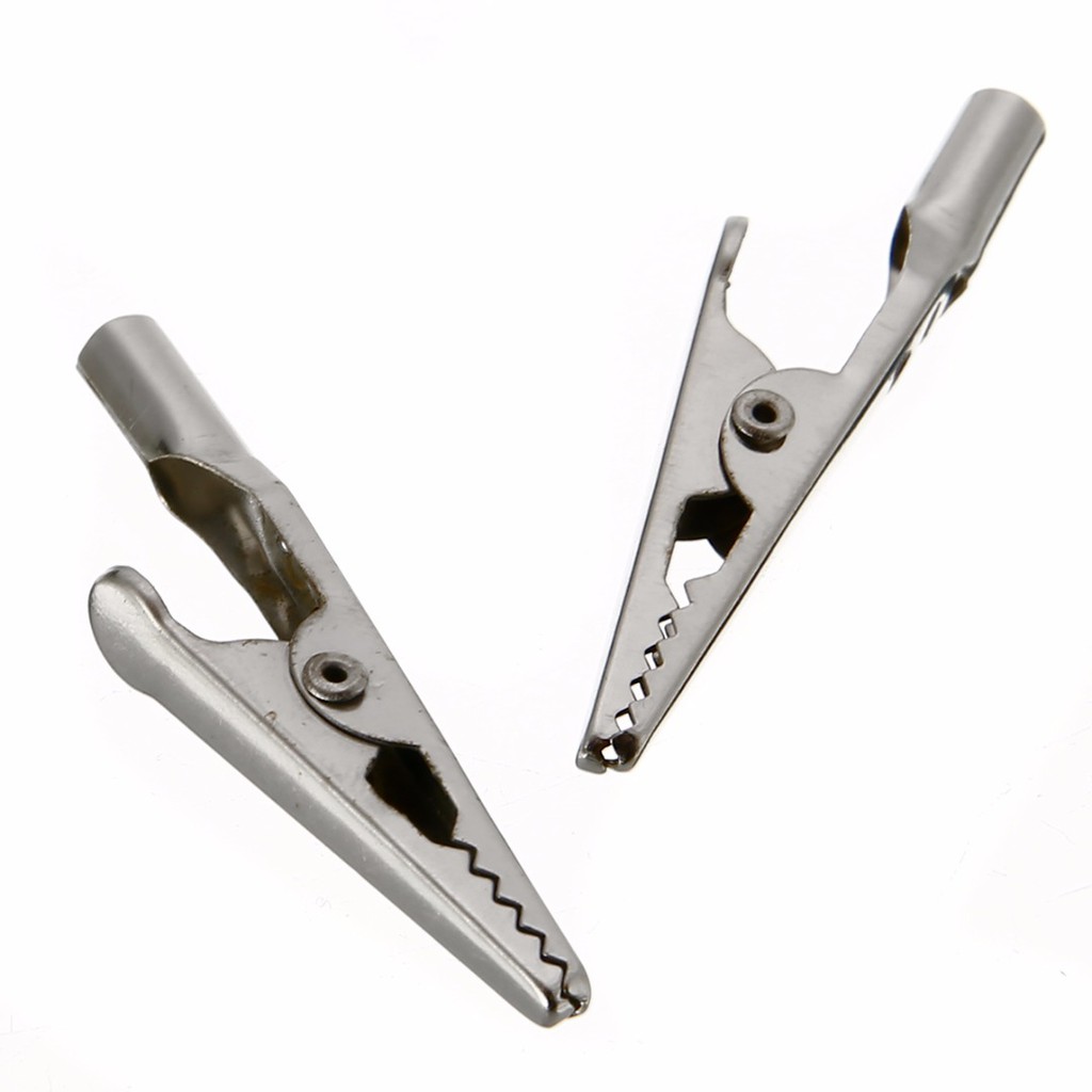 Set 10 kẹp cá sấu bằng thép không gỉ