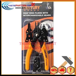 Freeship bộ kềm mở phe, bộ kìm mở phe đa năng gồm 4 đầu century mã 120627-4s thép cr-v cao cấp chính hãng.