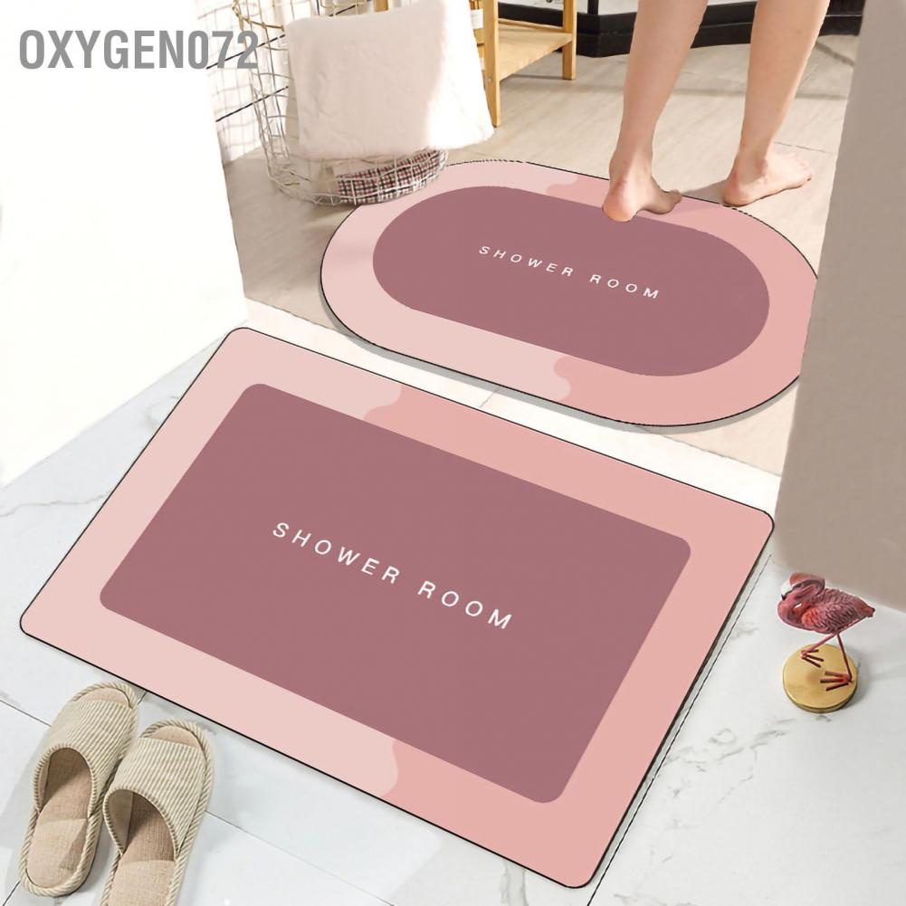 Thảm Chùi Chân Chống Trượt Thấm Hút Tốt Khô Nhanh Hiện Đại Oxygen072 Oxygen072