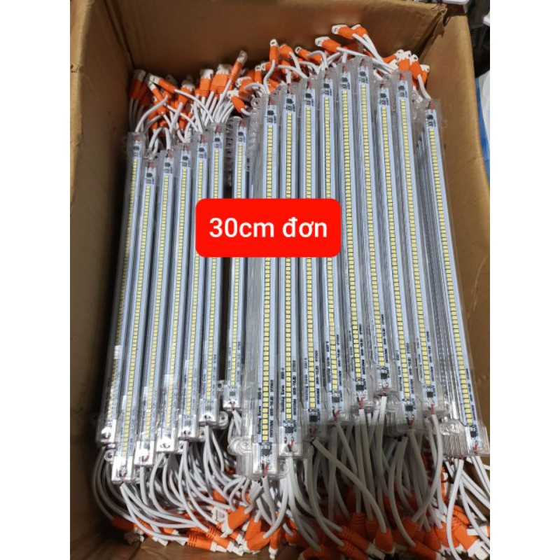 ĐÈN LED THANH ĐÔI+ ĐƠN  220V - DÀI 30cm ,50cm,100cm TRẮNG = VÀNG