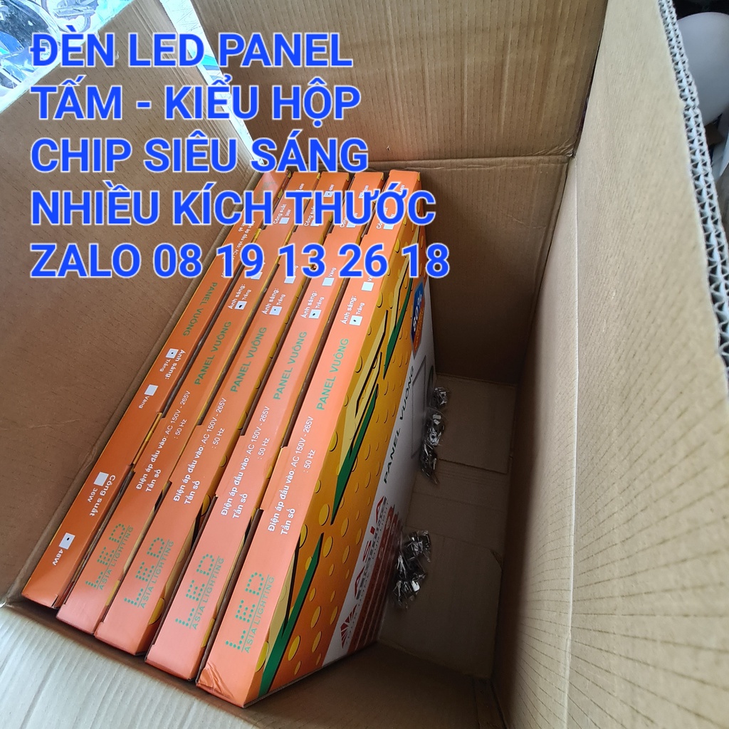 Đèn Led PANEL Asia Tấm Kiểu Hộp nhiều kích thước và công suất, 60x60, 30x60, 30x30, 30x120 ...