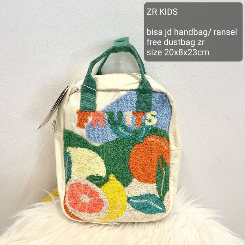 Zr Balo Trẻ Em / Túi ZARA FH52 / Nhập Khẩu Chất Lượng Cao