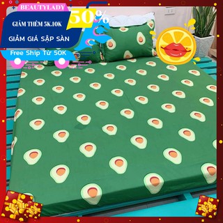Free ship Bộ ga gối Poly 1m2 beautylady-001
