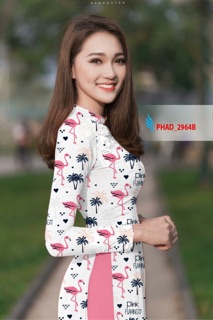 Vải áo dài hoa nhí