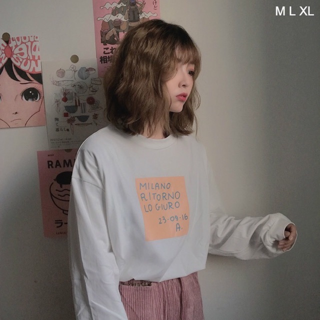 [TẶNG QUÀ] Áo Thun Tay Dài Thu Đông 💝 Unisex Nam Nữ Phong Cách Hàn Quốc Ulzzang 💝 Milano | BigBuy360 - bigbuy360.vn
