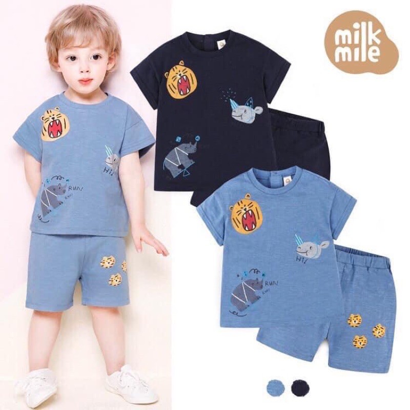 bộ cotton hình cá hổ