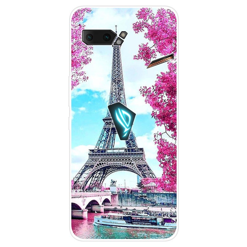 Ốp điện thoại từ TPU silicon mềm họa tiết hoạt hình dễ thương dành cho Asus ROG Phone 2