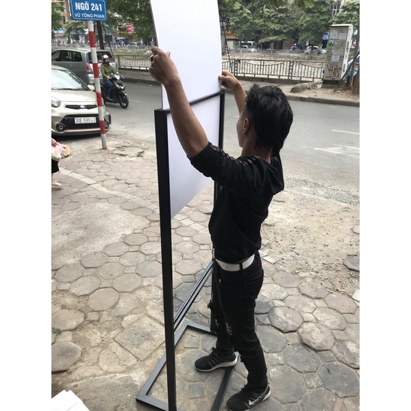 Standee khung sắt kích thước 60*160, 80*180, 80*200