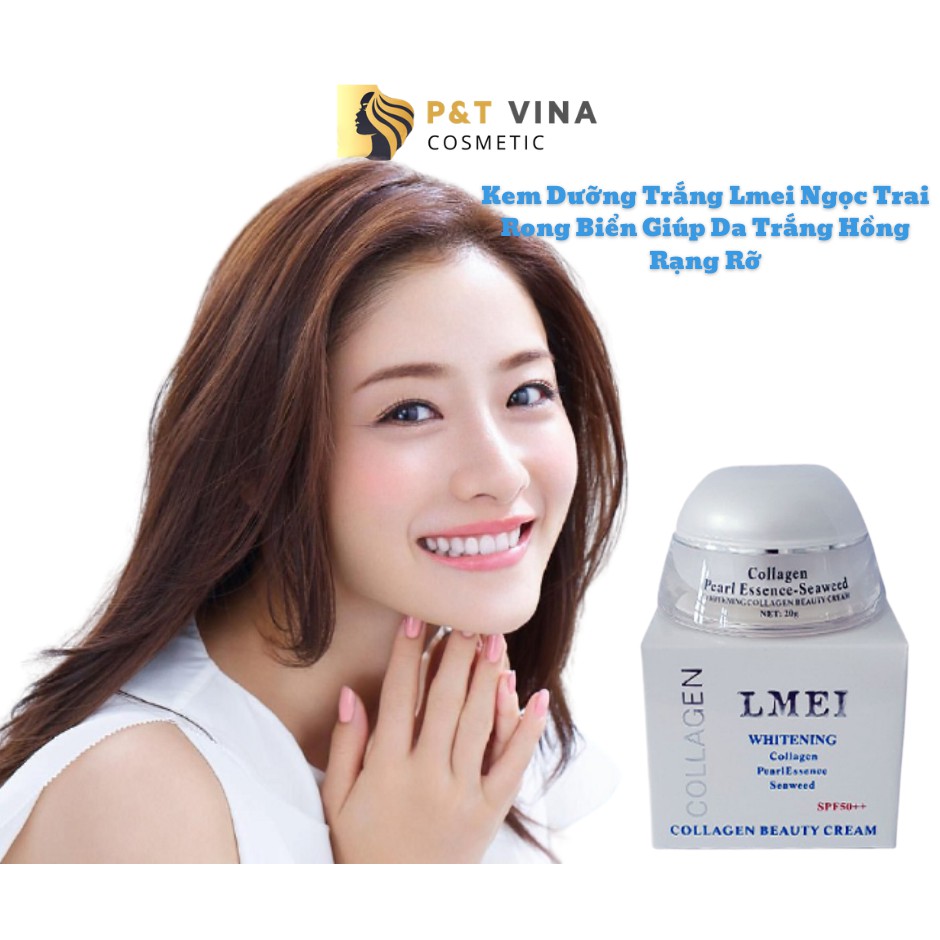 [Chính Hãng] Kem Dưỡng Trắng Da Lmei Ngọc Trai Rong Biển 20g | BigBuy360 - bigbuy360.vn