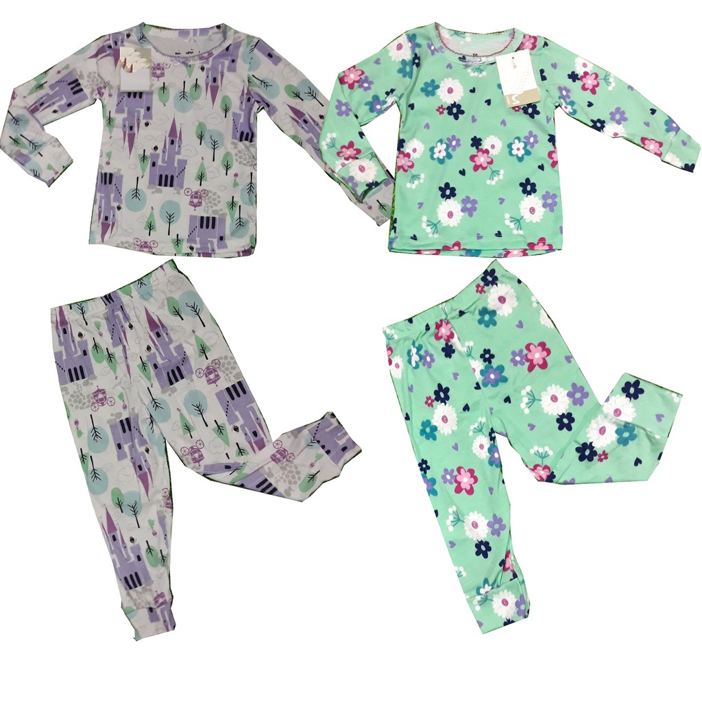 Bộ cater bé gái dài tay size 1-5 chất cotton đẹp