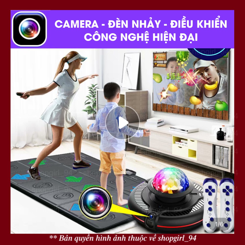 Thảm chơi game, thảm nhảy cao cấp camera AR thực tế ảo, kết nối HDMI với đầy đủ tính năng