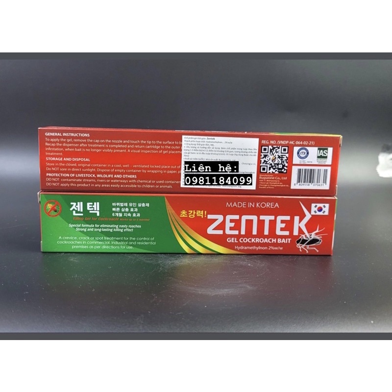 Thuốc diệt gián đức ( gián nhỏ li ti ) ZENTEK hoăc ULTRA MAx