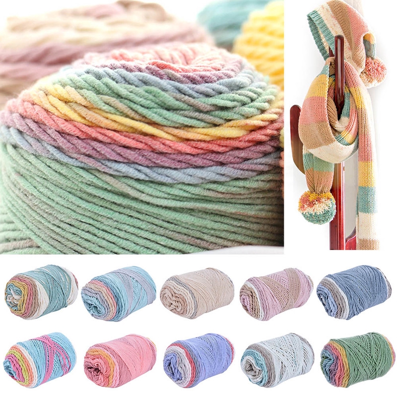 Cuộn Len Sợi To Mềm 100g