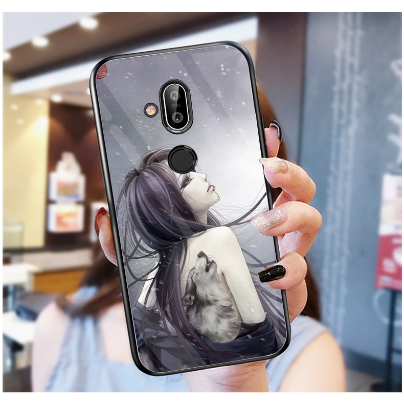 Ốp Lưng NOKIA 8.1 Ốp kính bóng cao cấp mới nhất