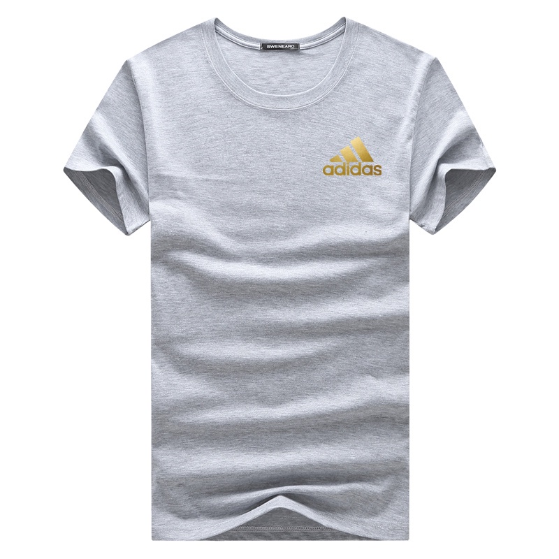 Áo Thun Thể Thao Adidas Tay Ngắn Cổ Tròn Chất Liệu Microfiber Có Size Từ M-5Xl Dành Cho Nam Giới