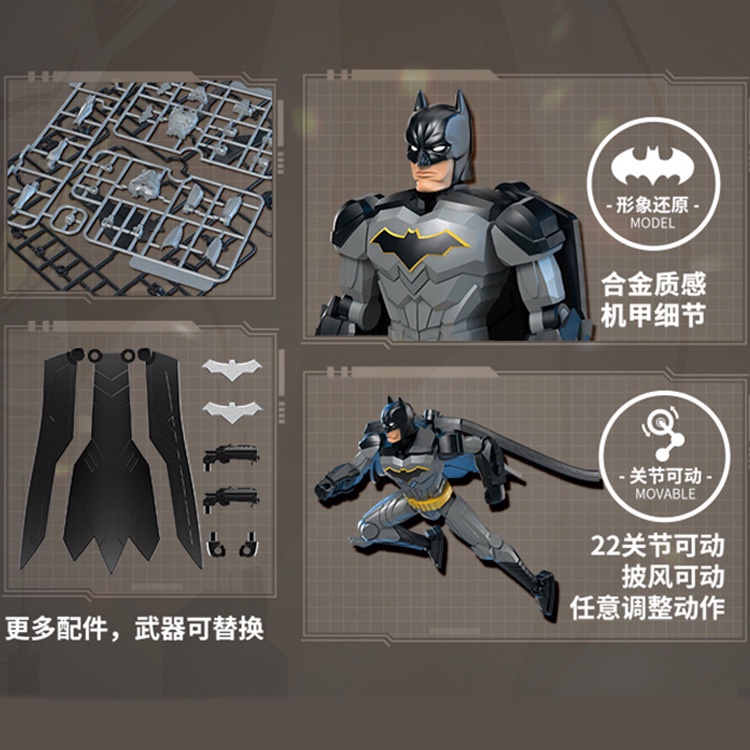 Dc Mô Hình Nhân Vật Joker / Batman / Superman Bằng Thép Có Thể Cử Động Độc Đáo