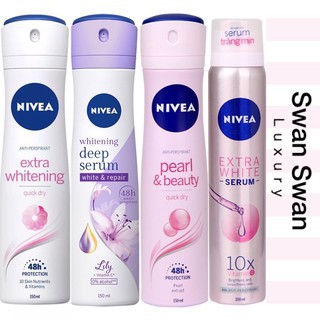 Xịt Khử Mùi Nivea TRẮNG MỊN TỐI ƯU (150ml)