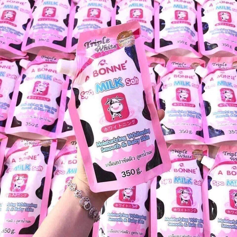 Muối Tắm Sữa Bò Tẩy Tế Bào Chết A Bonne Spa Milk Salt 350gram | BigBuy360 - bigbuy360.vn
