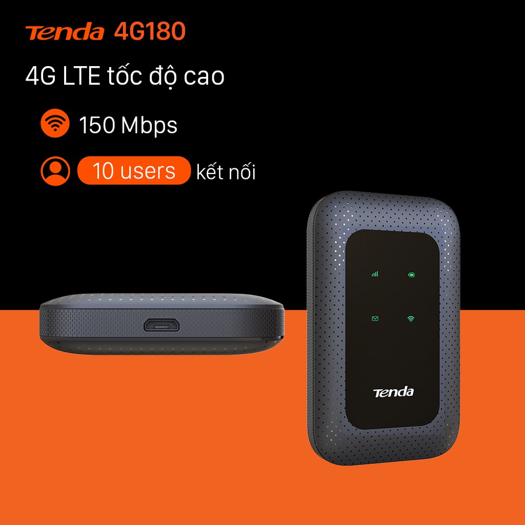 Tenda Bộ phát Wifi di động 4G LTE 4G180 - Hãng phân phối chính thức | BigBuy360 - bigbuy360.vn