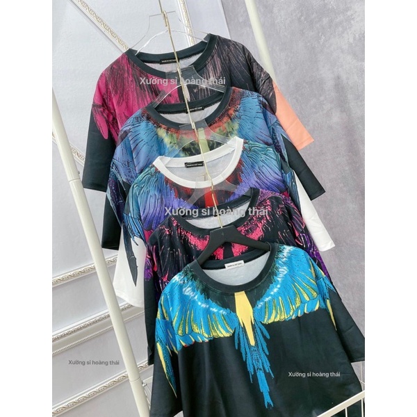 Áo thun cánh chim burlon hoạ tiết nam nữ hót trend 2022