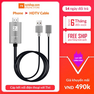 Cáp Kết Nối Tất Cả Điện Thoại Với Tivi - Dùng Cho Iphone, Samsung, Oppo, Huawei, Sony, Xiaomi...| 2K cable