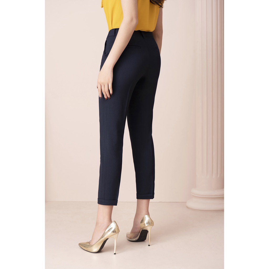 Quần Ống Suông Nữ Công Sở Cao Cấp LUPERI LFQD273 Kiểu Dáng Trẻ Trung, Lưng Cao, Không Bai Xù