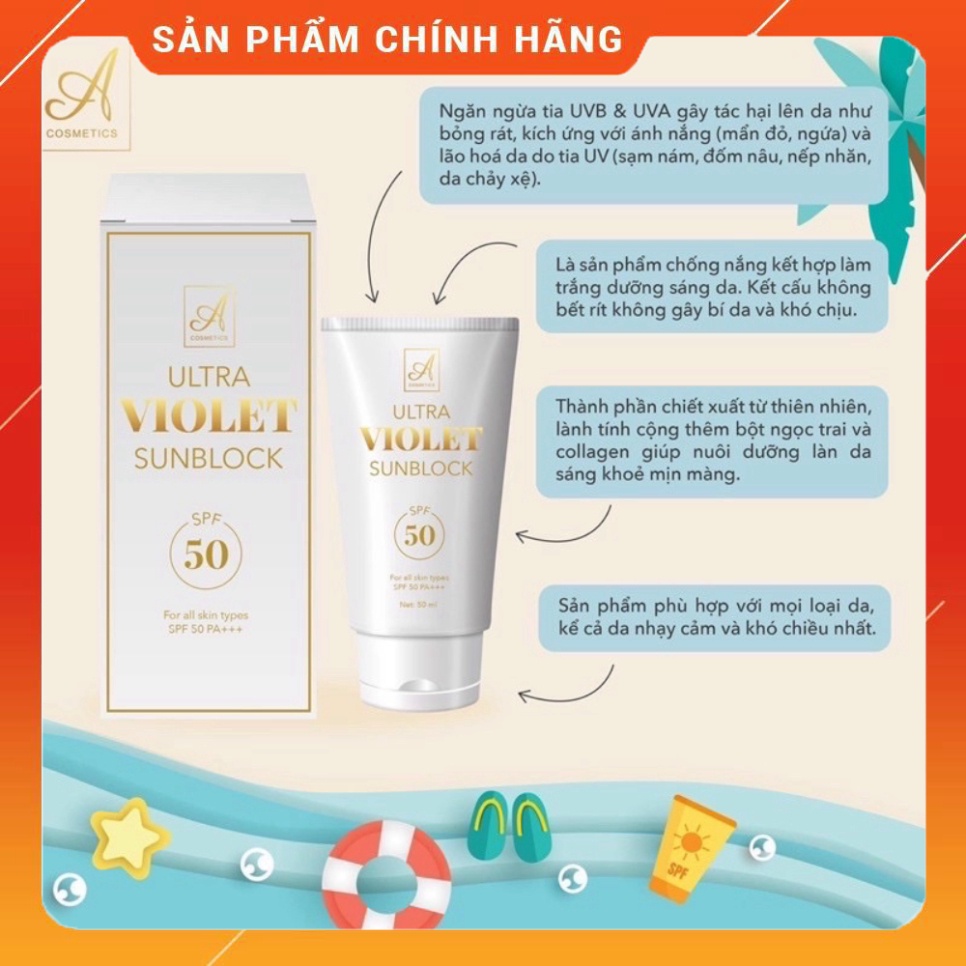 CHỐNG NẮNG ULTRA VIOLET SUNBLOCK A Cosmetics
