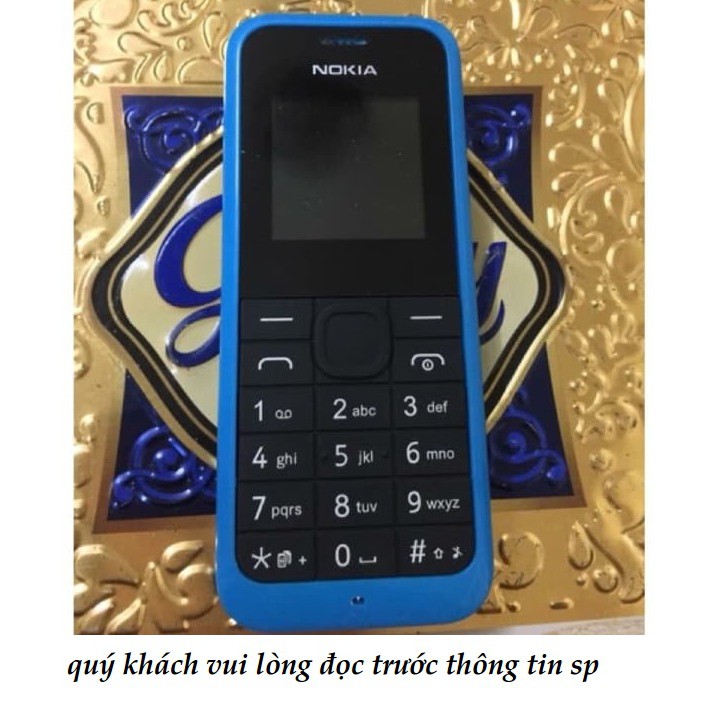 Điện Thoại Nokia 105 Zin Chính Hãng 1 Sim  BH 12 Tháng