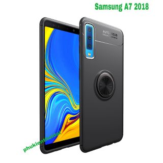 Ốp lưng Samsung A7 2018 chống sốc giá đỡ kiêm nhẫn Ô tô hiệu Auto Focus