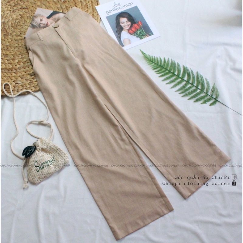 QUẦN LINEN ỐNG SUÔNG SIÊU TRENDY