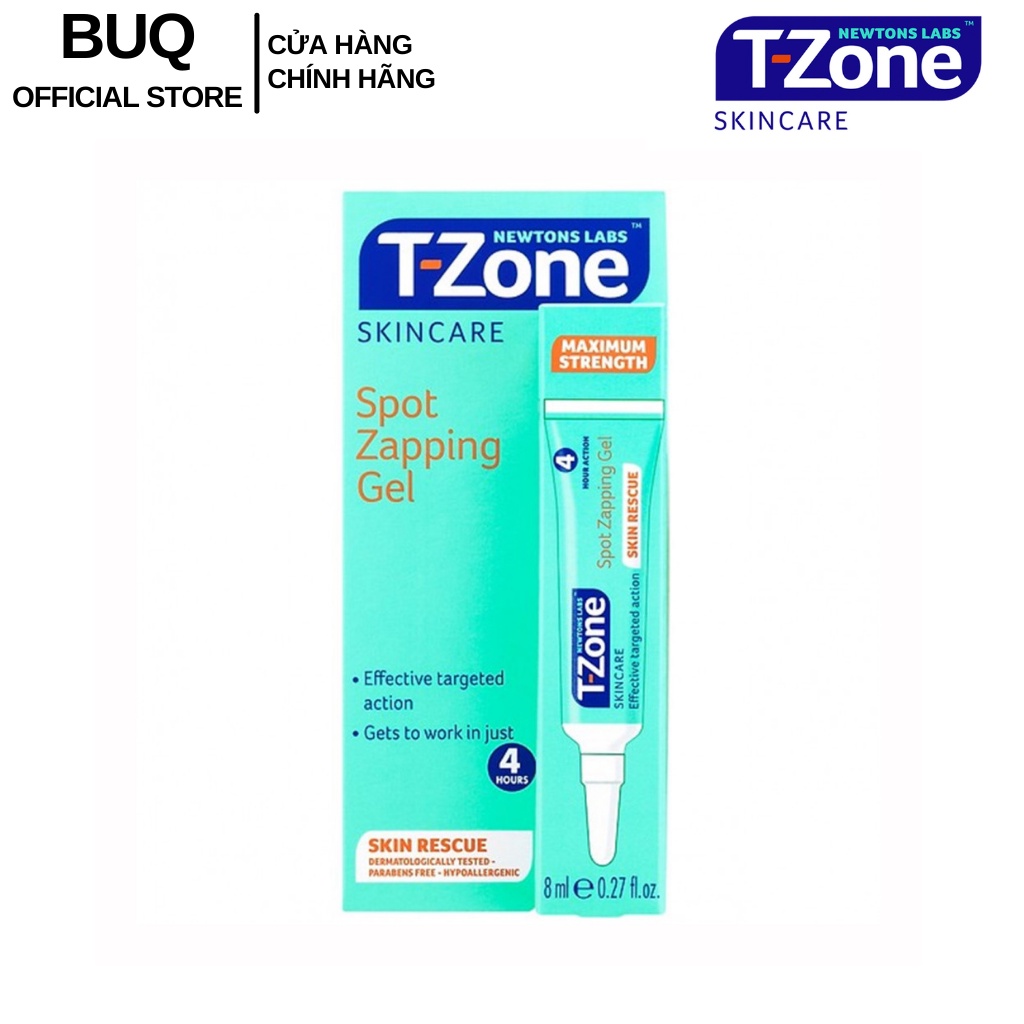 Gel Khóa Mụn Cấp Tốc Tinh Chất Tràm Trà T-Zone 8ml