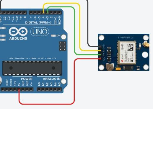 Mô Đun Gps Ublox Neo-6M V2 Gy-Gps6Mv2 (Arduino)