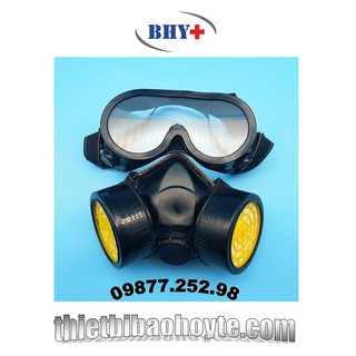 Mặt nạ phun thuốc sâu 2 phin