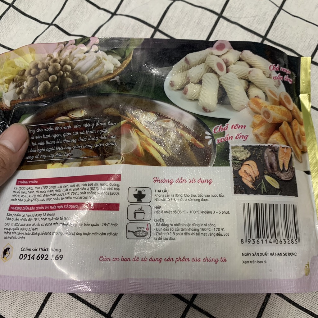 Chả Mực Xoắn Lacusina
