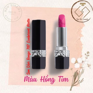 Son Dior Rouge 787 Exuberant Matte Màu Hồng Tím