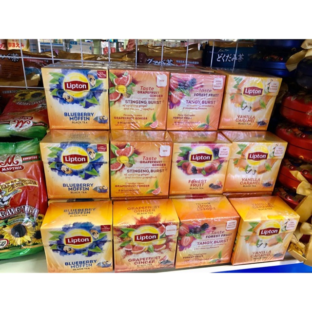 TRÀ NHÚNG LIPTON HOA QUẢ XÁCH TAY NGA