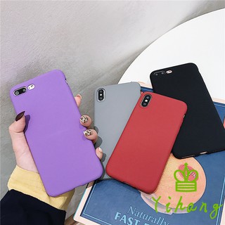 Ốp điện thoại nhựa mềm suông màu giản dị thanh lịch cho Samsung Galaxy C5 C7 C9 Pro