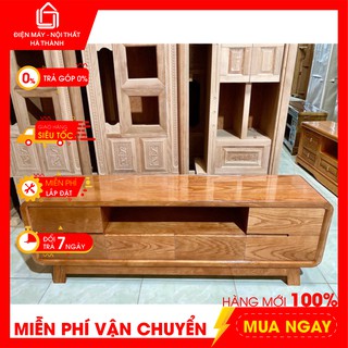 Kệ tivi bo cong gỗ sồi 1m6/1m8/2m*40cm