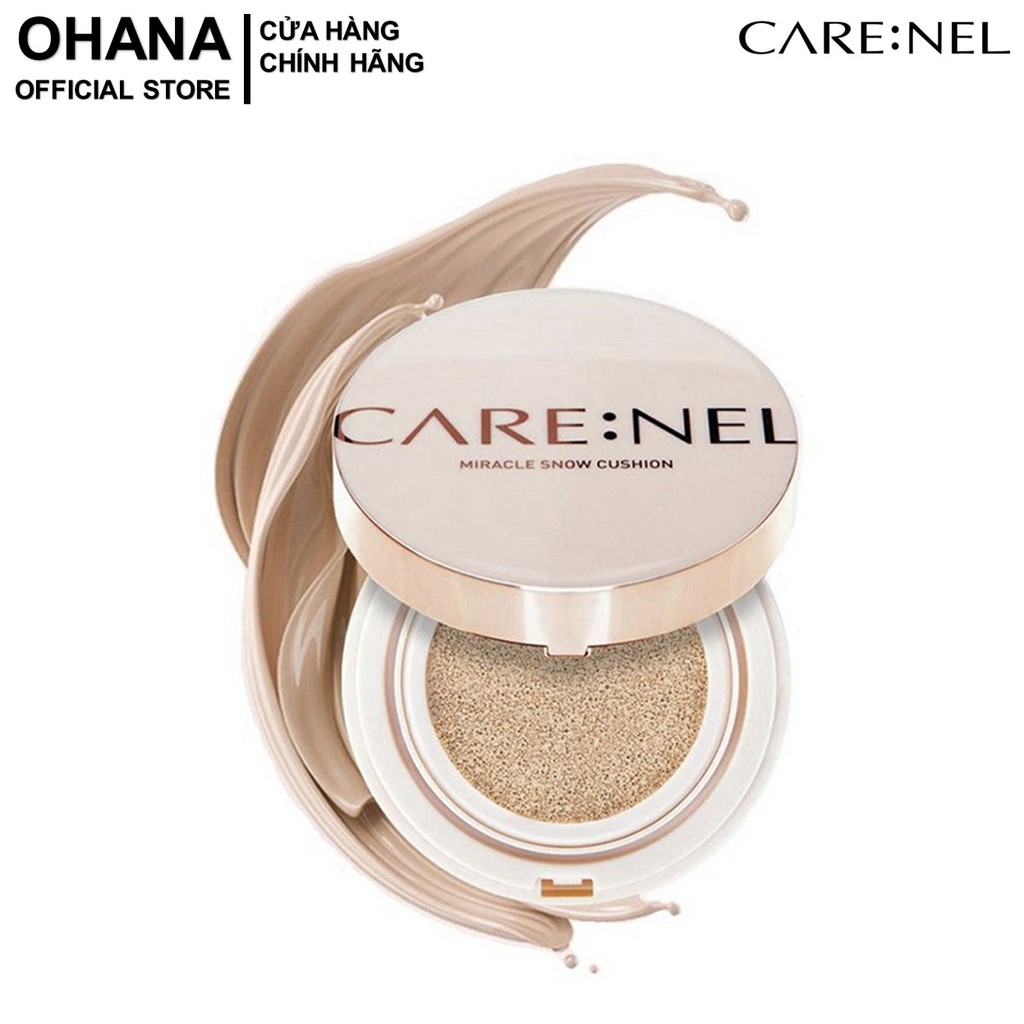 Phấn Nước Chống Nắng, Trắng Da, Tạo Nền Hoàn Hảo Care:Nel Miracle Snow Cushion SPF50+/PA++++ 14g