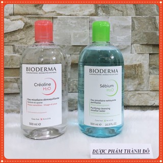 Nước Tẩy Trang Bioderma 500ml Crealine H2O Bản Nội Địa Pháp