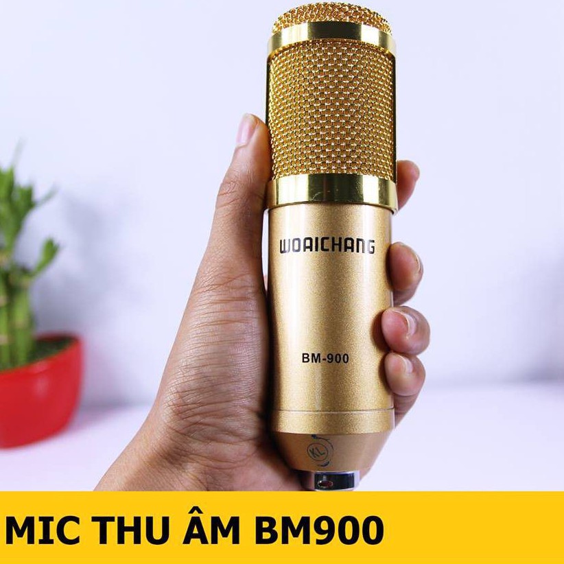 Micro Thu Âm BM900 - Micro Karaoke - Thu Âm - Hát Live - Cao Cấp Chính Hãng Bảo Hành 6 Tháng