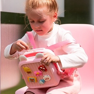 Ngày trẻ em Balo đi học họa tiết hoạt hình dễ thương cho trẻ mẫu giáo ba lô trẻ em dễ thương