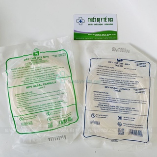 Dây thở oxy 2 nhánh mpv - có cỡ trẻ em và người lớn - dây dùng cho các máy tạo oxy và bình oxy