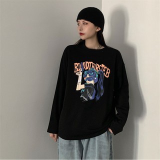 Áo thun tay dài form rộng NEKO.SG Áo thun Streetwear SWT13 