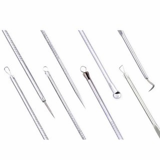 Bộ sản phẩm 4 nhíp gắp mụn, nặn mụn.
