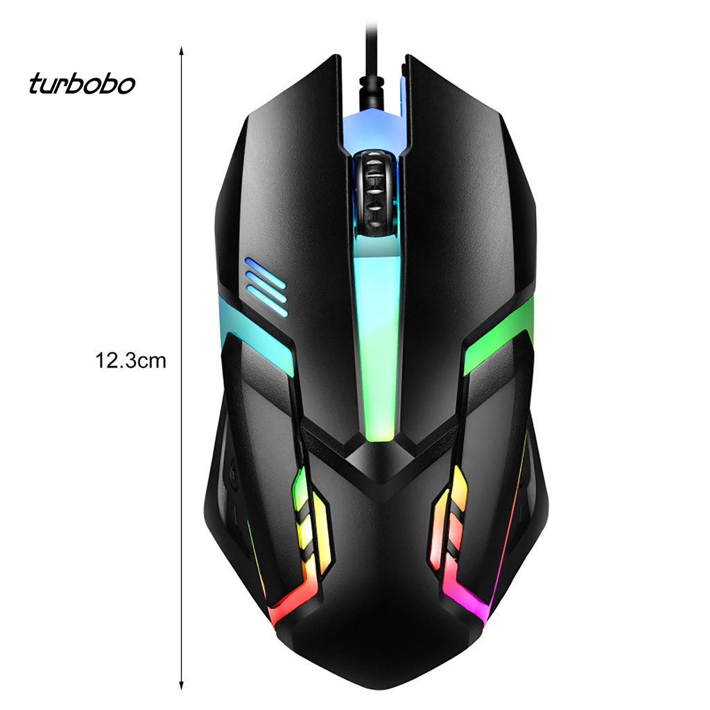 Chuột Quang Chơi Game Có Dây Usb Và Đèn Nền Cầu Vồng Cho Pc