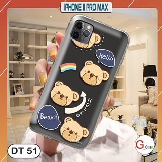 Ốp lưng dẻo iphone 11 pro max - in hình